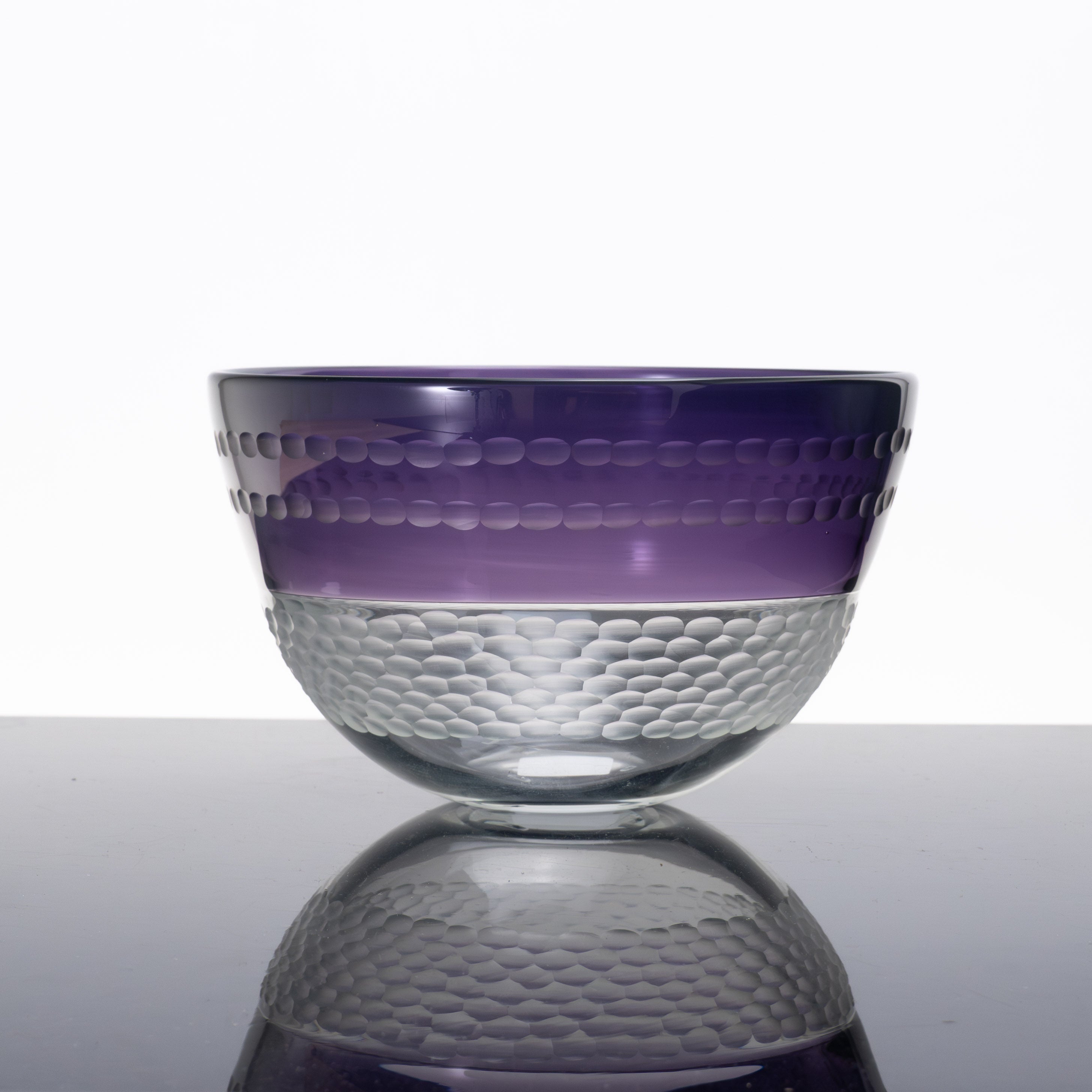 Purple Carved Bowl