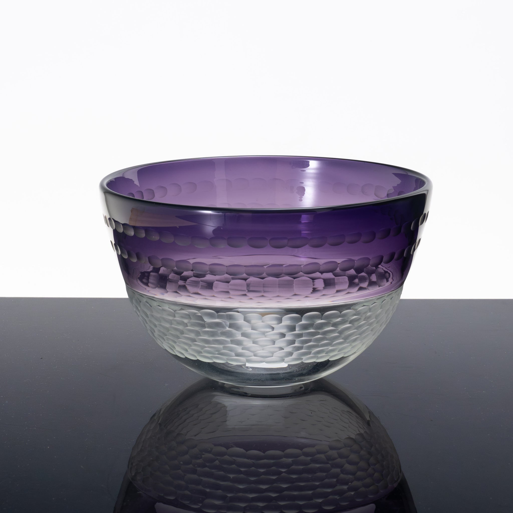 Purple Carved Bowl