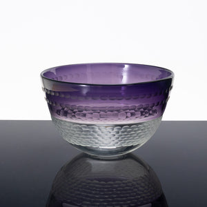 Purple Carved Bowl