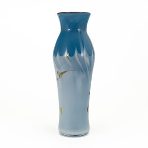 Blue Vase W/ Red Lip