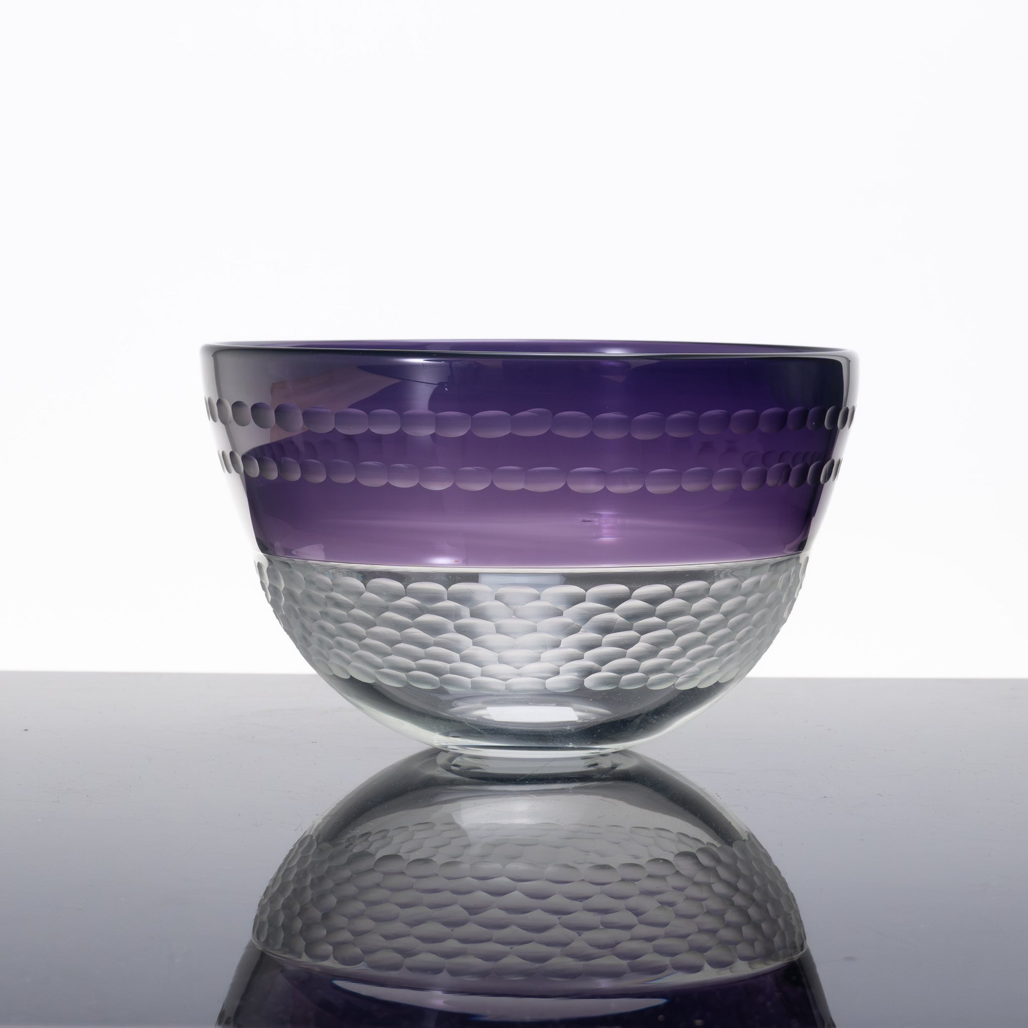 Purple Carved Bowl
