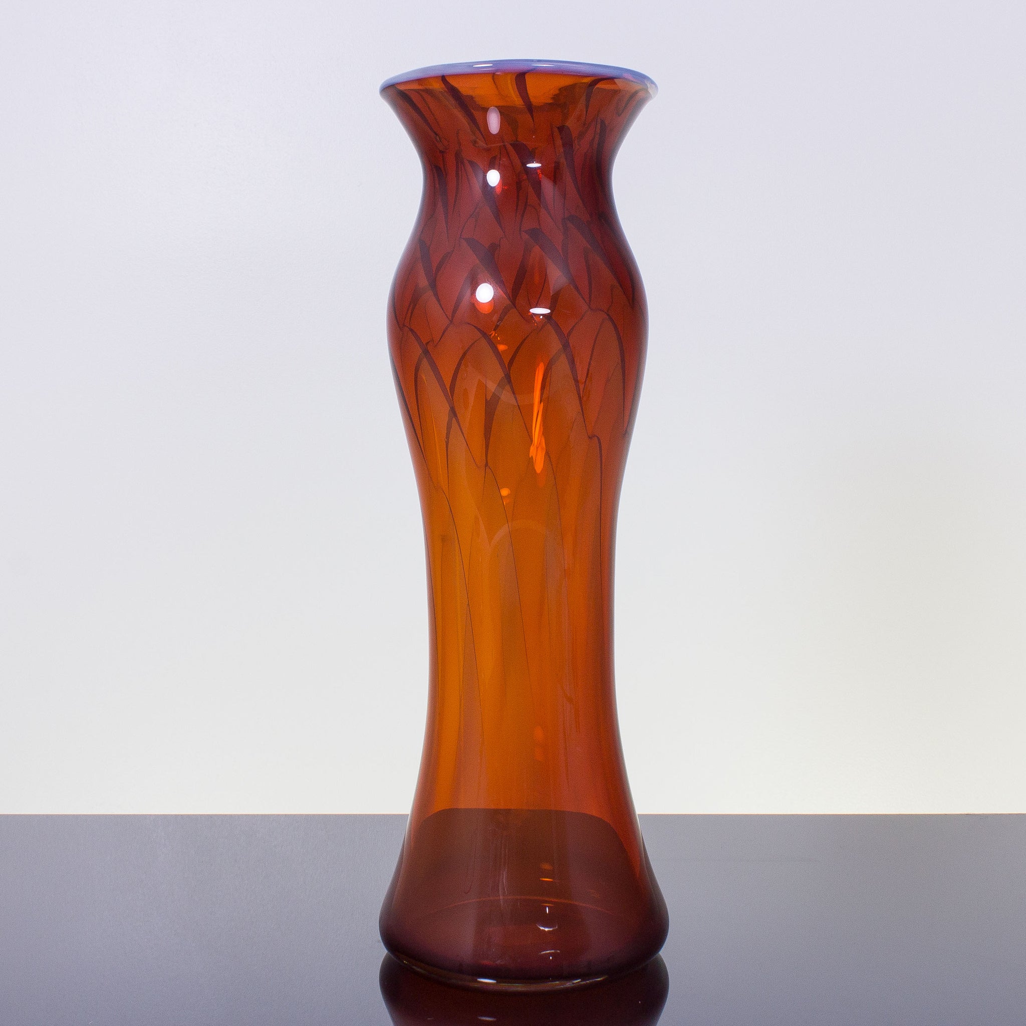 Scarlet Amber Vase