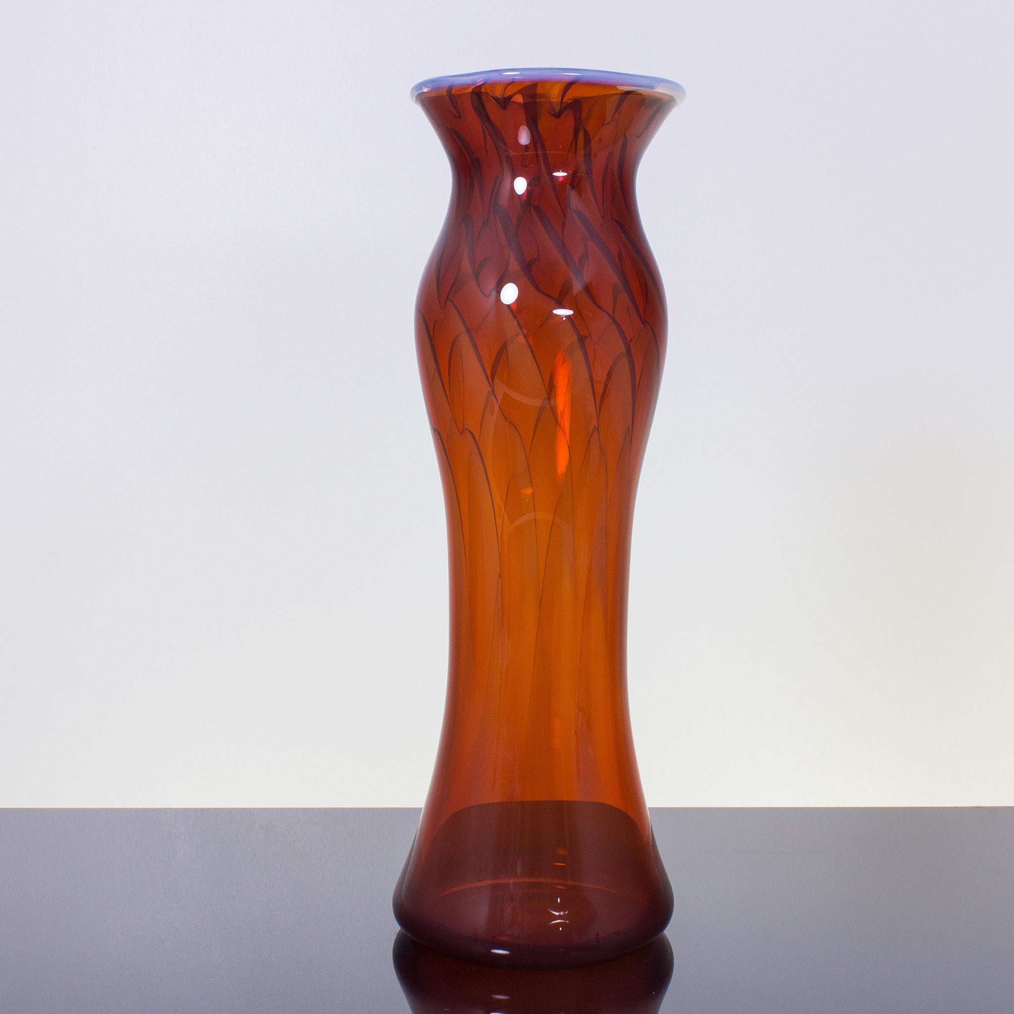 Scarlet Amber Vase