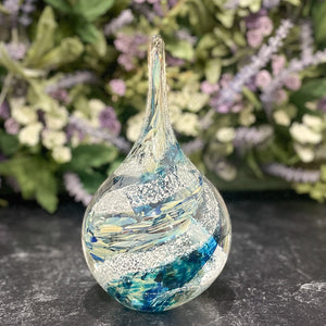Memorial 3-D Tear Drop - Blue & Green