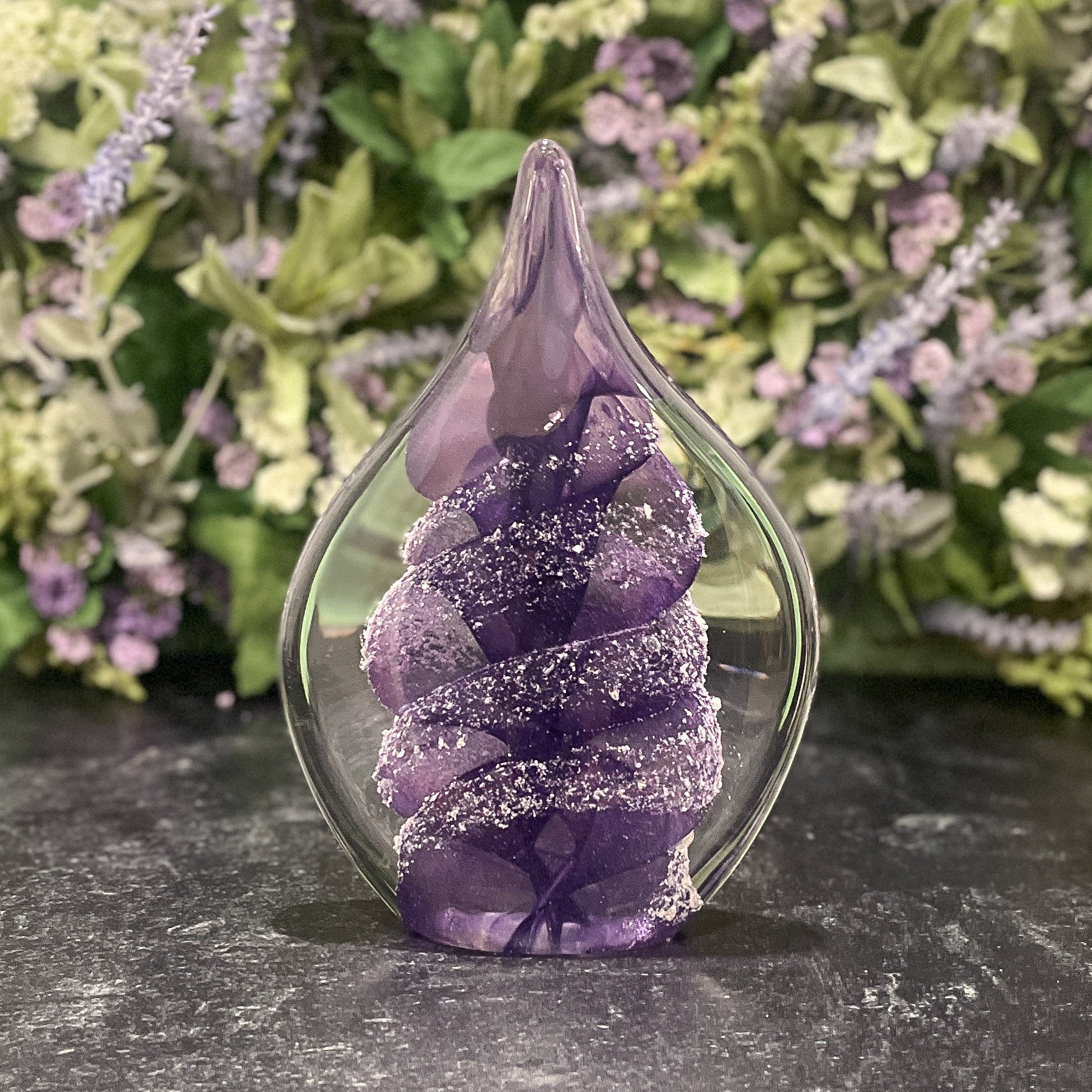 Memorial Tear Drop - Purple