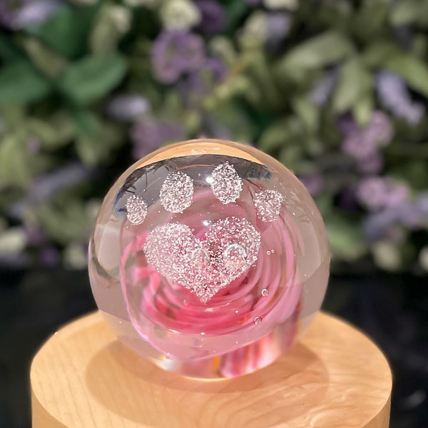 Paw Print Memorial Orb