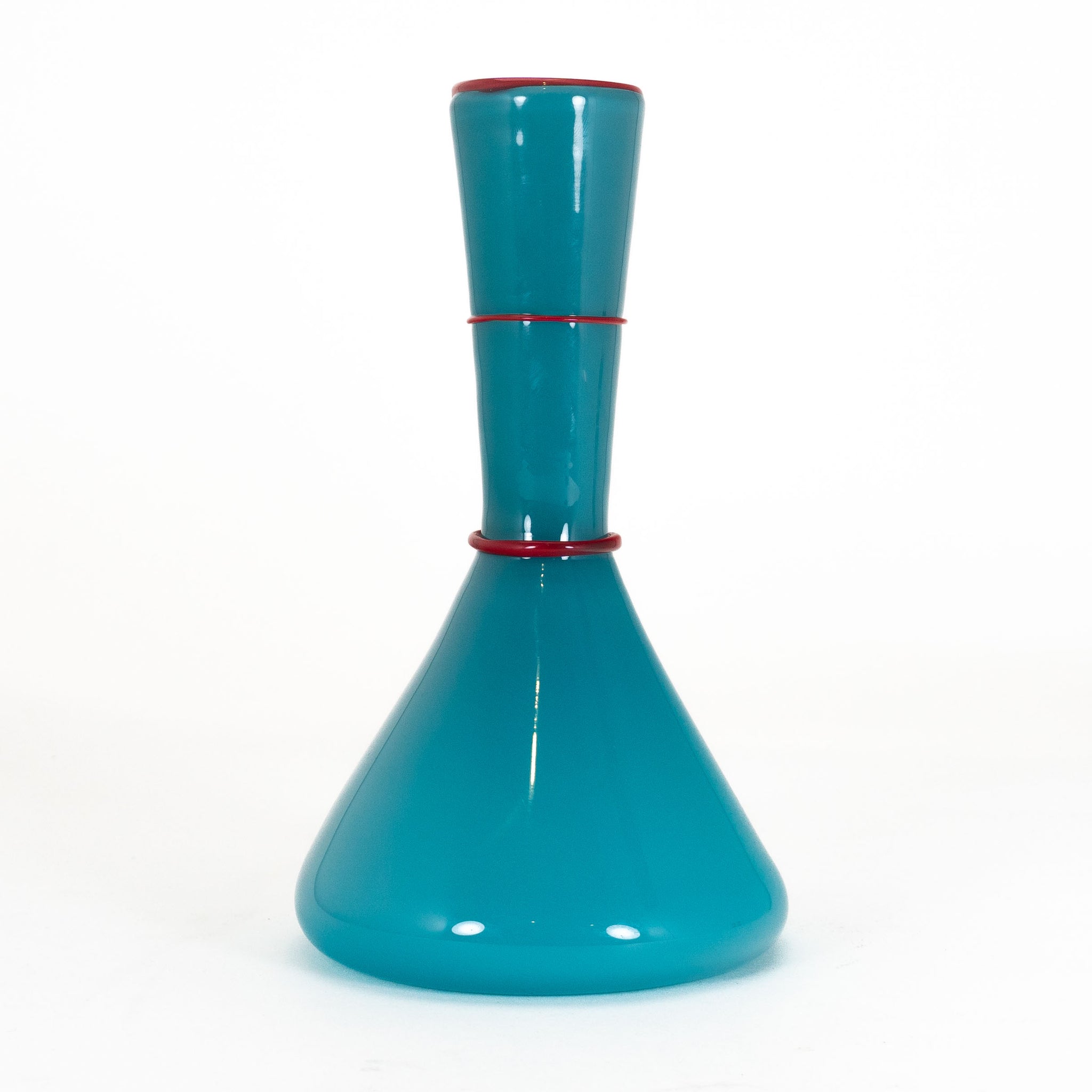 Blue Bottle Neck Vase